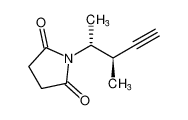 1-((2R,3R)-3-methylpent-4-yn-2-yl)pyrrolidine-2,5-dione_99206-64-1