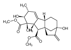 ent-3α-hydroxy-2β-methyl-20-norgibberella-1(10),16-diene-7,19-dioic acid 7,19-dimethyl ester_99221-61-1