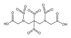 2,4,4,6-Tetranitro-2,6-diaza-1,7-heptanedicarboxylic acid_99232-49-2