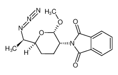 methyl 6-azido-2,3,4,6,7-pentadeoxy-2-phthalimido-α-D-ribo-heptopyranoside_99239-00-6