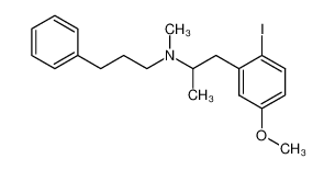 [2-(2-Iodo-5-methoxy-phenyl)-1-methyl-ethyl]-methyl-(3-phenyl-propyl)-amine_99255-66-0