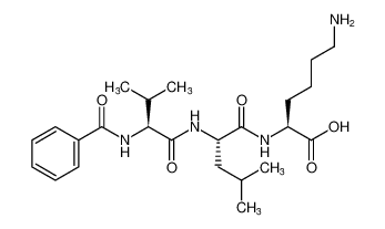 L-Lysine, N2-[N-(N-benzoyl-L-valyl)-L-leucyl]-_99264-84-3