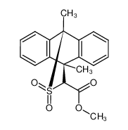 methyl (9S,10S,11R)-9,10-dimethyl-9,10-dihydro-9,10-(epithiomethano)anthracene-11-carboxylate 12,12-dioxide_99274-22-3