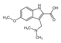 3-dimethylaminomethyl-5-methoxy-indole-2-carboxylic acid_99276-55-8