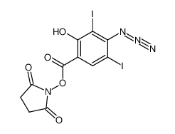 N-hydroxysuccinimidyl 4-azido-3,5-diiodosalicylate_99282-20-9