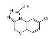 8-chloro-1-methyl-4H-[1,2,4]triazolo[3,4-c][1,4]benzothiazine_99286-66-5