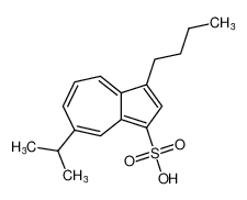 1-Azulenesulfonic acid, 3-butyl-7-(1-methylethyl)-_99287-47-5