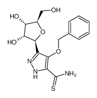 4-(benzyloxy)-3-β-D-ribofuranosylpyrazole-5-thiocarboxamide_99298-25-6