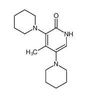 4-methyl-3,5-bis-(1-piperidyl)-2(1H)-pyridone_99314-67-7
