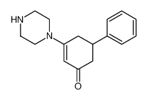 2-Cyclohexen-1-one, 5-phenyl-3-(1-piperazinyl)-_99319-72-9