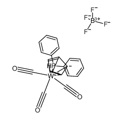 tricarbonyl(η5-cyclopentadienyl)(diphenylphosphine)tungsten(II) tetrafluoroborate_99321-03-6