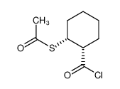 Thioacetic acid S-((1R,2S)-2-chlorocarbonyl-cyclohexyl) ester_99343-50-7