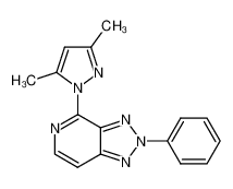 4-(3,5-Dimethyl-1H-pyrazol-1-yl)-2-phenyl-2H-1,2,3-triazolo(4,5-c)pyridine_99347-20-3