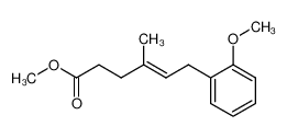 (E)-6-(2-Methoxy-phenyl)-4-methyl-hex-4-enoic acid methyl ester_99348-01-3