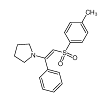 1-phenyl-1-(N-pyrrolidino)-2-(p-toluenesulfonyl)ethene_99354-39-9