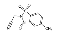 N-nitroso-N-(toluene-4-sulfonyl)-glycine nitrile_99358-91-5