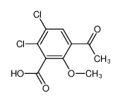 3-acetyl-5,6-dichloro-2-methoxy-benzoic acid_99360-80-2