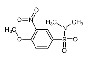 4-methoxy-N,N-dimethyl-3-nitrobenzenesulfonamide_99363-02-7