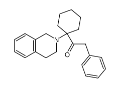 1-[1-(3,4-Dihydro-1H-isoquinolin-2-yl)-cyclohexyl]-2-phenyl-ethanone_99365-59-0