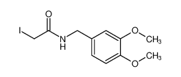 Acetamide, N-[(3,4-dimethoxyphenyl)methyl]-2-iodo-_99366-42-4