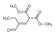 2-((E)-2-Formyl-but-1-enyl)-malonic acid dimethyl ester_99366-60-6