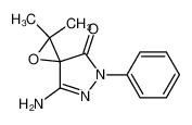 7-Amino-2,2-dimethyl-5-phenyl-1-oxa-5,6-diaza-spiro[2.4]hept-6-en-4-one_99367-79-0