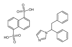 1-(1,2-Diphenyl-ethyl)-1H-imidazole; compound with naphthalene-1,5-disulfonic acid_99369-24-1