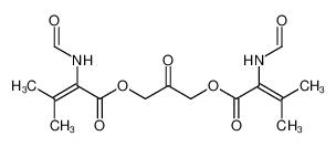 1,3-Di-O-(2-formylamino-3-methylcrotonoyl)-1,3-acetondiol_99371-42-3