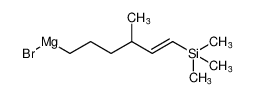 (E)-(4-methyl-6-(trimethylsilyl)hex-5-en-1-yl)magnesium bromide_99381-75-6