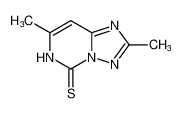 [1,2,4]Triazolo[1,5-c]pyrimidine-5(6H)-thione, 2,7-dimethyl-_99384-22-2