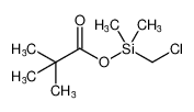 Propanoic acid, 2,2-dimethyl-, (chloromethyl)dimethylsilyl ester_99404-97-4