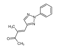 (E)-3-Methyl-4-(2-phenyl-2H-[1,2,3]triazol-4-yl)-but-3-en-2-one_99410-68-1