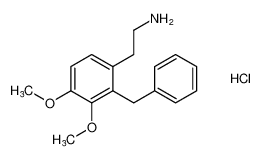 Benzeneethanamine, 3,4-dimethoxy-2-(phenylmethyl)-, hydrochloride_99424-29-0