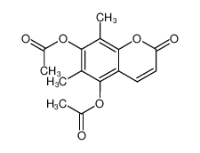 5,7-diacetoxy-6,8-dimethyl-coumarin_99427-32-4