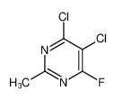 Pyrimidine, 4,5-dichloro-6-fluoro-2-methyl-_99429-08-0