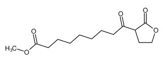 3-(8-methoxycarbonyloctanoyl)-4,5-dihydrofuran-2(3H)-one_99429-92-2