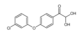 Ethanone, 1-[4-(3-chlorophenoxy)phenyl]-2,2-dihydroxy-_99433-64-4