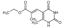 ethyl-(E)-3-(2,4-dioxo-6-methyl-1,2,3,4-tetrahydropyrimidin-5-yl)-2-methyl-acrylate_99443-25-1