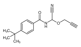 Benzamide, N-[cyano(2-propynyloxy)methyl]-4-(1,1-dimethylethyl)-_99444-28-7