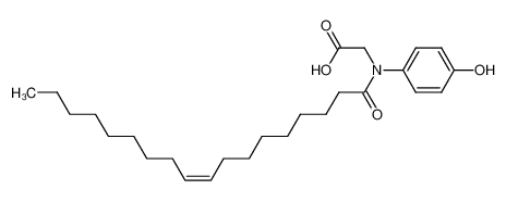 N-(4-hydroxyphenyl)-N-(1-oxo-9Z-octadecenyl)glycine_99450-21-2