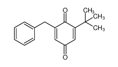 2,5-Cyclohexadiene-1,4-dione, 2-(1,1-dimethylethyl)-6-(phenylmethyl)-_99450-96-1