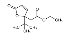 2-Furanacetic acid, 2-(1,1-dimethylethyl)-2,5-dihydro-5-oxo-, ethyl ester_99452-27-4