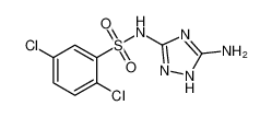 Benzenesulfonamide, N-(5-amino-1H-1,2,4-triazol-3-yl)-2,5-dichloro-_99453-17-5