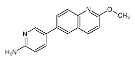 5-(2-Methoxy-quinolin-6-yl)-pyridin-2-ylamine_99455-26-2