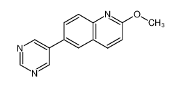 2-Methoxy-6-pyrimidin-5-yl-quinoline_99455-47-7
