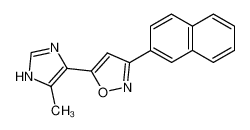 5-(4-methylimidazolyl)-3-(2-naphthyl)isoxazole_99466-31-6