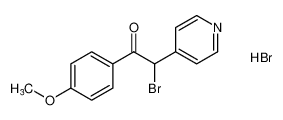 Ethanone, 2-bromo-1-(4-methoxyphenyl)-2-(4-pyridinyl)-, hydrobromide_99466-57-6