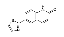 2(1H)-Quinolinone, 6-(2-thiazolyl)-_99470-94-7