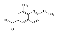 6-Quinolinecarboxylic acid, 2-methoxy-8-methyl-_99471-72-4