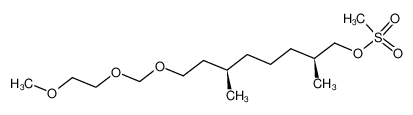 (2S,6R)-2,6-dimethyl-8-((2'-methoxyethoxy)methoxy)-1-octyl methanesulfonate_99474-38-1